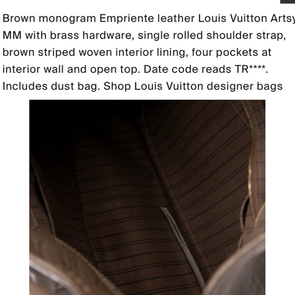 Louis Vuitton**IN STORES NOW** SOLD OUT OF BROWN! - Picture 4 of 4